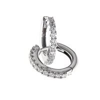 Orecchini Gazzola Donna Riviera in Oro bianco Diamante OR057#..2.30BLU